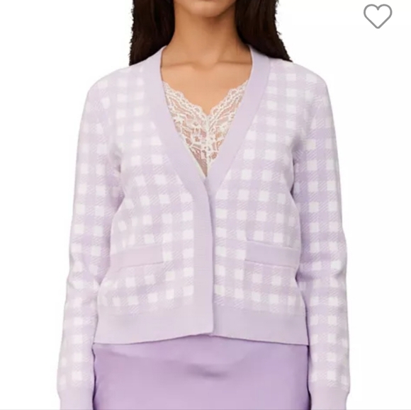 Maje Checkered Cardigan - Picture 4 of 7